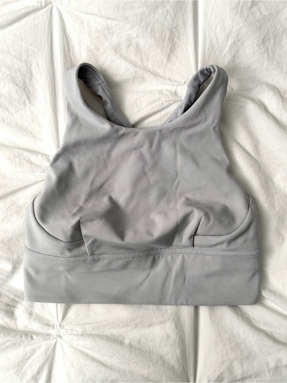 Lululemon Light Gray Sports Bra